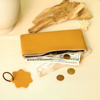 ZIPPER wallet M | mustard